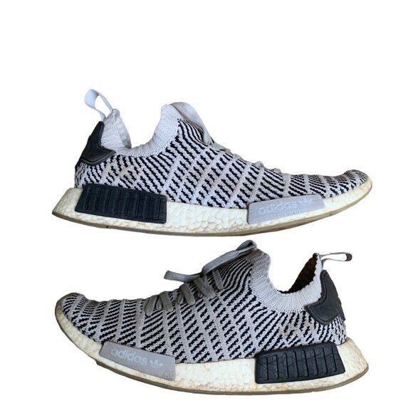Rare Adidas NMD R1 STLT Grey Black Size 11.5 - Picture 8 of 14